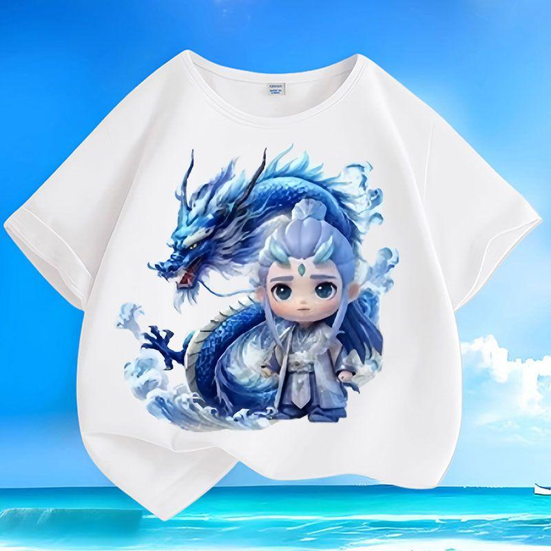 Cute Tops for Children, Summer Casual Tops for Boys and Girls