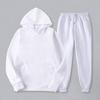 Herren Sportanzug Zweiteiliger Trainingsanzug-Set Mit Kapuze Kordelzug Langarm Sweatshirt Elastische Taille Hosen Set Sport Trainingsanzug