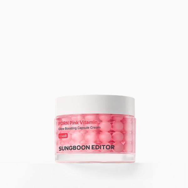 Pink PDRN Vitamin Glow Boosting Capsule Cream