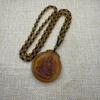 Avalokitesvara Pendant Necklace Long Sweater Chain For Men Women Religious Amulet Buddha Necklace Accessories Gift