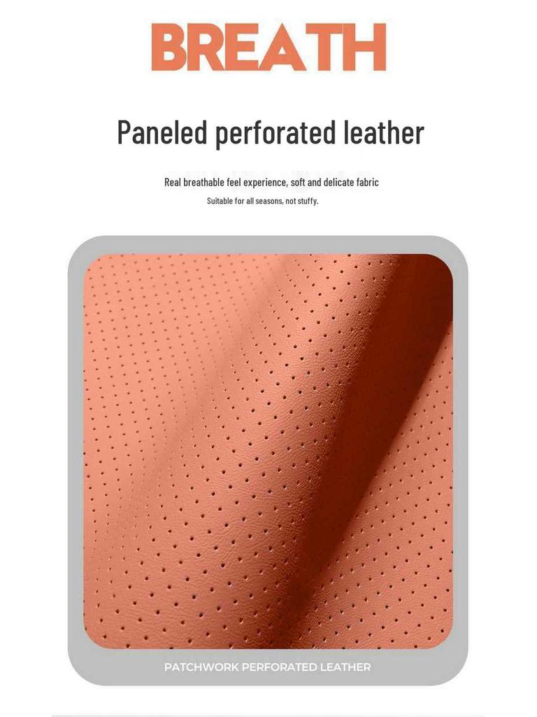 Equation Leopard Titanium Leather Car Seat Covers - Universal 7-Seater, Breathable & All-Season Cushion.