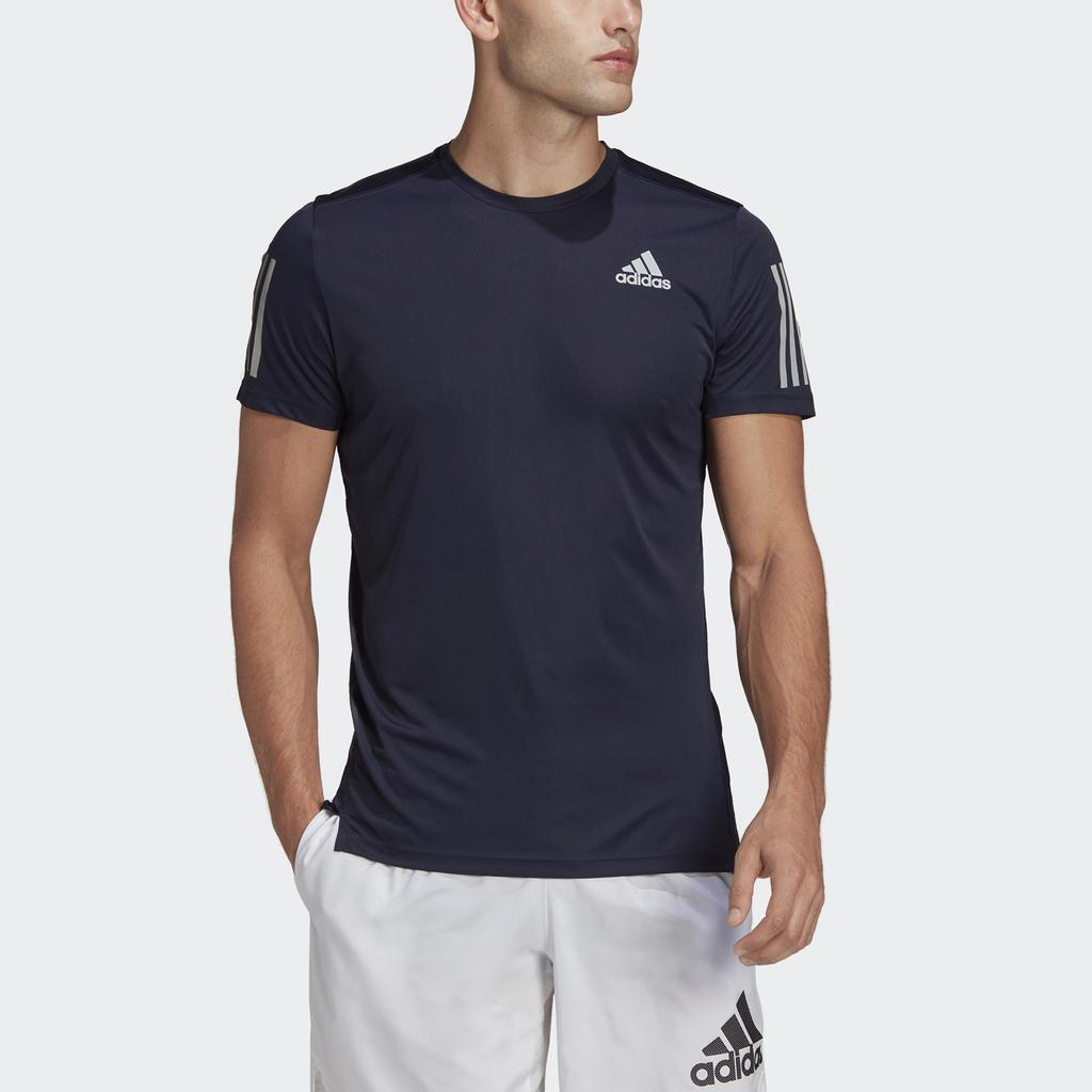 Adidas Own The Run Tee Short Sleeve Running T-Shirt Men Tops Legend-Ink-Blue HB7438