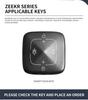 Zinc Alloy Leather Car Remote Key Cover for Extremely Krypton 001 007 009 ZEEKR X NFC Truck Key Keychain Accessories