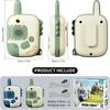 Non-Toxic Cartoon Dinosaur Children'S Walkie-Talkie 300M Long Range Baby Radio Phone Toy Interactive Electronic Toys For Children Kids Gifts