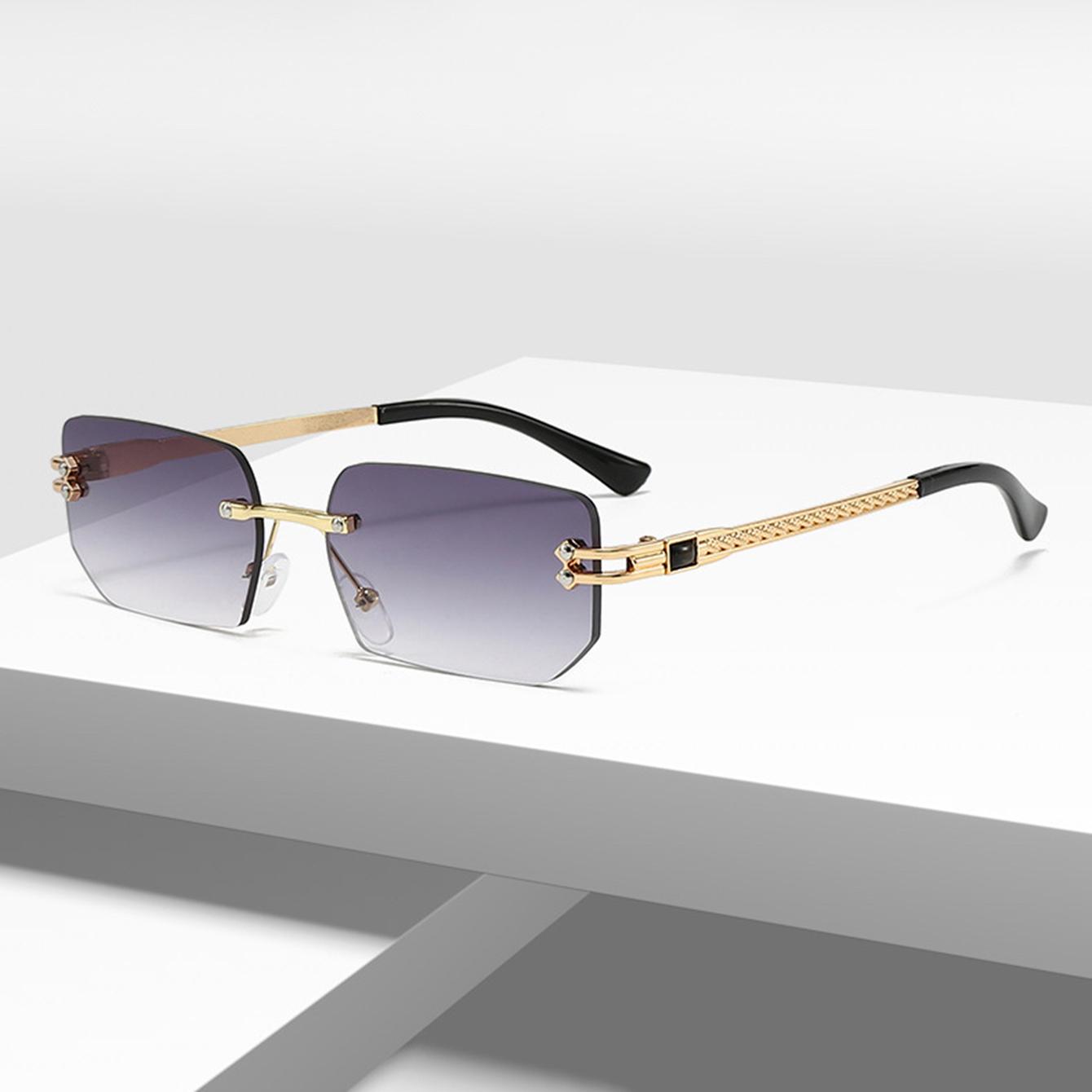 

Fashionable Frameless Sunglasses, New Trendy, Uncut, Personalized Jelly Colored Sunglasses, Women s Sunglasses