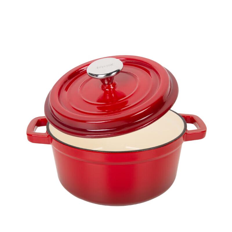 PYREX Corning Чугунный эмалированный суповой горшок 1,7 л