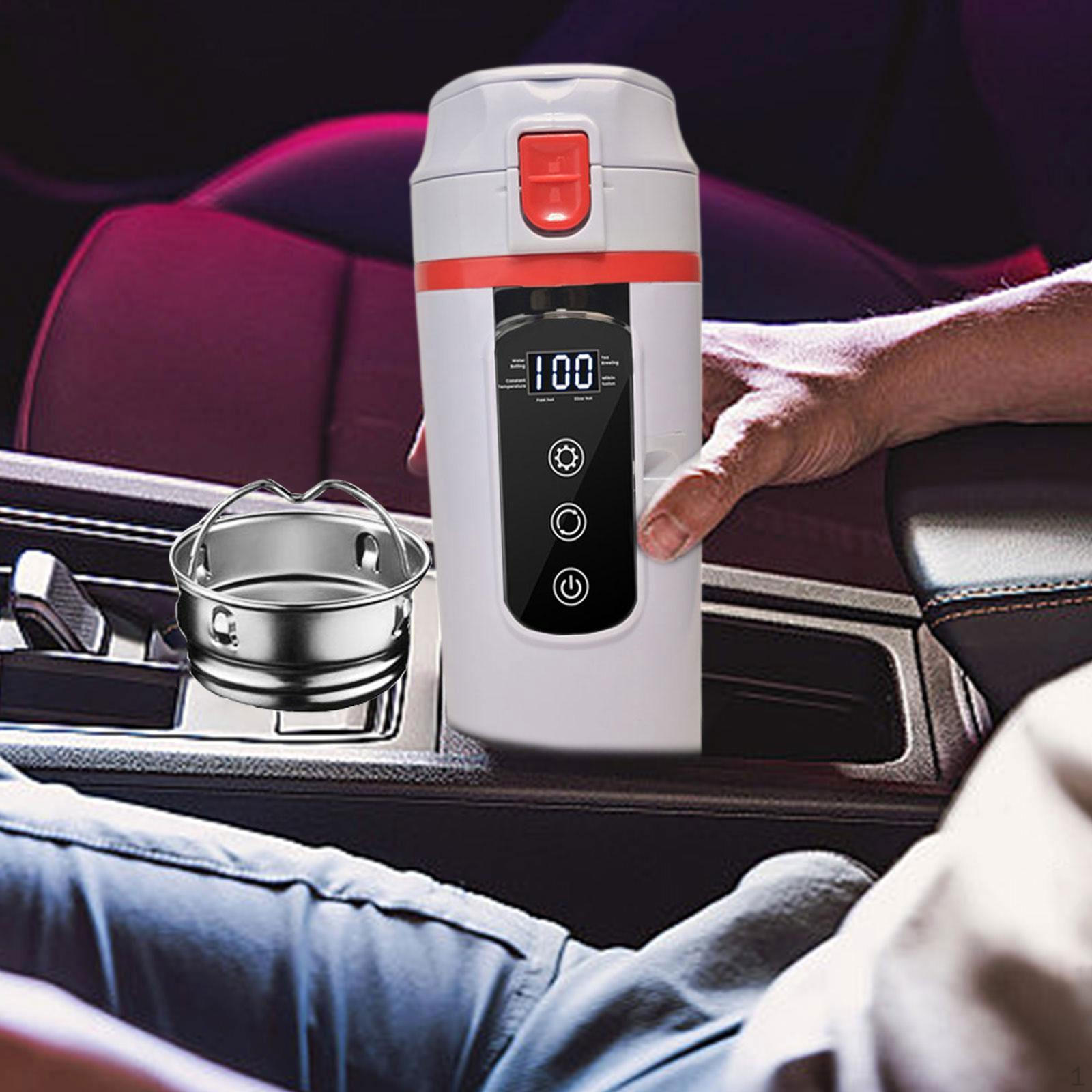 

12 В 24 В автомобильный чайник бойлер электрический нагреватель воды чашка чайник, кружка с подогревом для работы белый