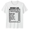Birthday Girl Nutrition Facts Special Day TShirt
