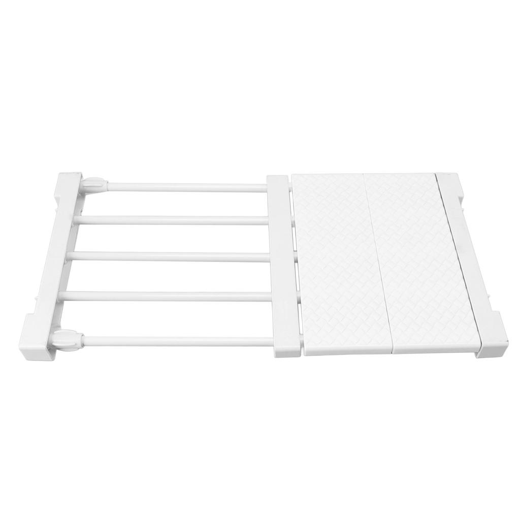 Tension Shelf Adjustable Closet Divider 24cm Width Storage Rack for Cabinet Wardrobe