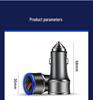 36W Dual USB Type-C Fast Car Charger with Metal QC3.0