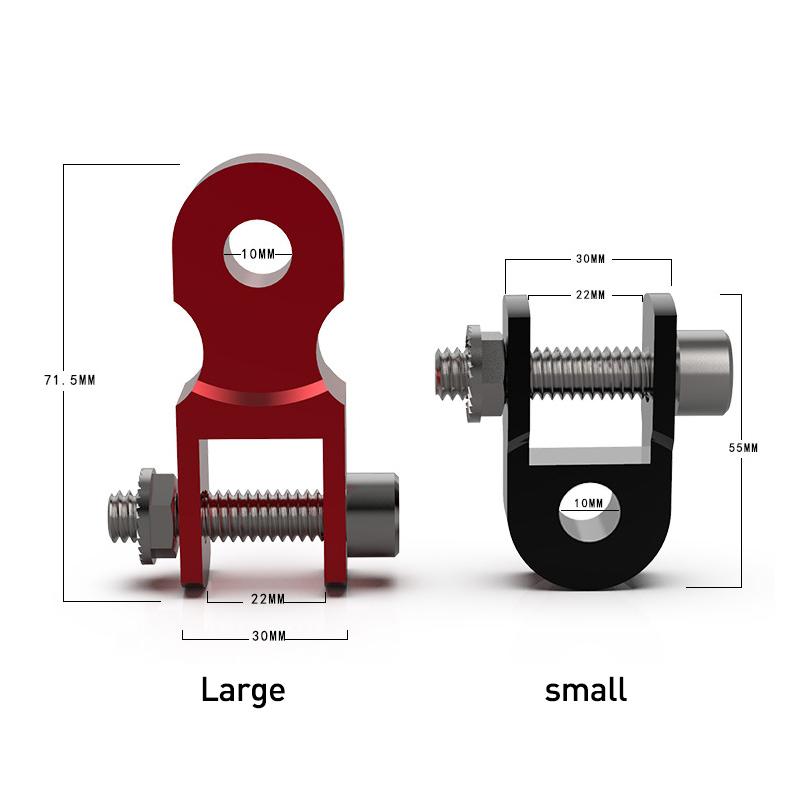 Νέο Τροποποιημένο Αμορτισέρ Πίσω Μοτοσυκλέτας Ενισχυτής Ανάρτησης Κράμα Αλουμινίου Επεκτάτης Ύψους Ρυθμιστής Αξεσουάρ Μοτοσυκλέτας