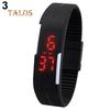 Herren Damen Uhren Wasserdicht Silikon Rote LED Sport Armband Touch Digitale Armbanduhr