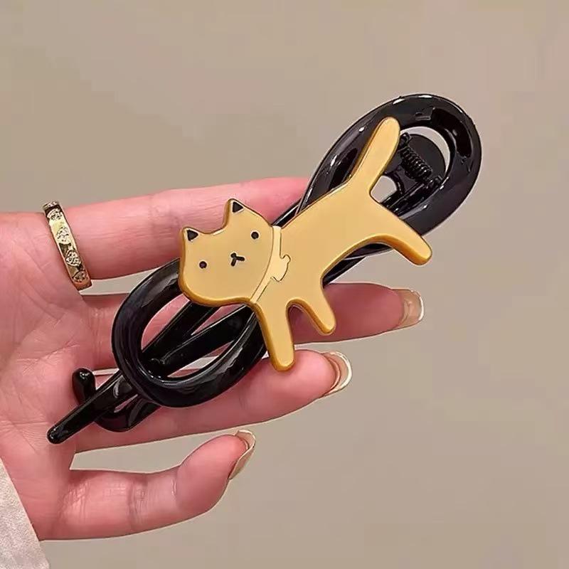 

Leopard Print Large Hair Clip for Women - High-End Updo Twist Accessory 2025