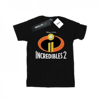 Womens/Ladies Incredibles 2 Emblem Logo Cotton Boyfriend T-Shirt