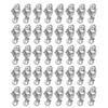 40Pcs Durable Stainless Steel Lobster Clasp for Bracelets and Necklaces Various Sizes Jewelry Making Kits Supplies