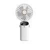 Cross-border N15 USB Rechargeable Foldable Handheld Fan with Digital Display & Aromatherapy