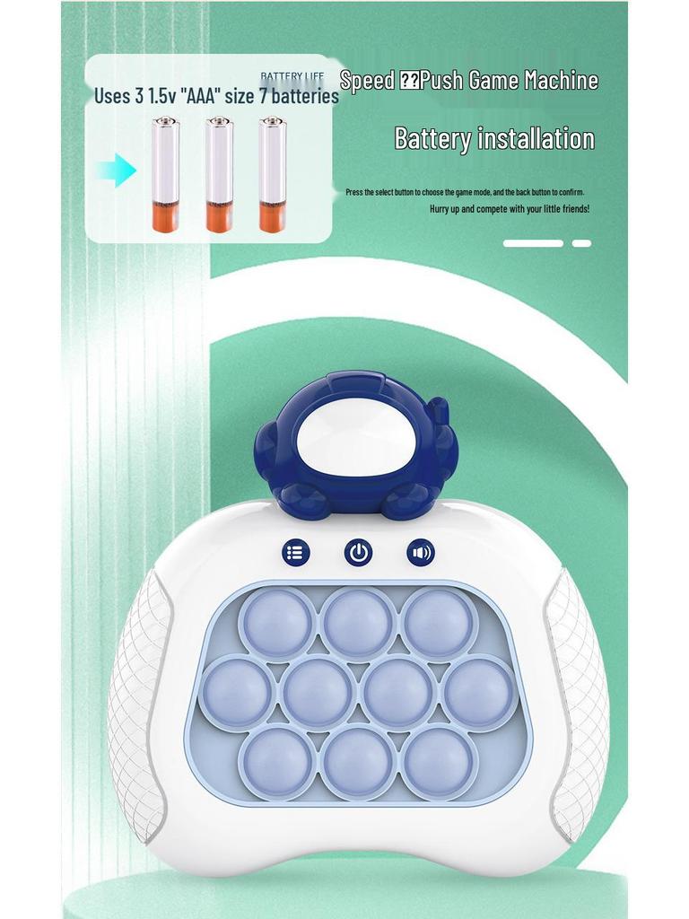 Handheld Whack-a-Mole Game Console: Educational Press & Pop Reaction Training Toy