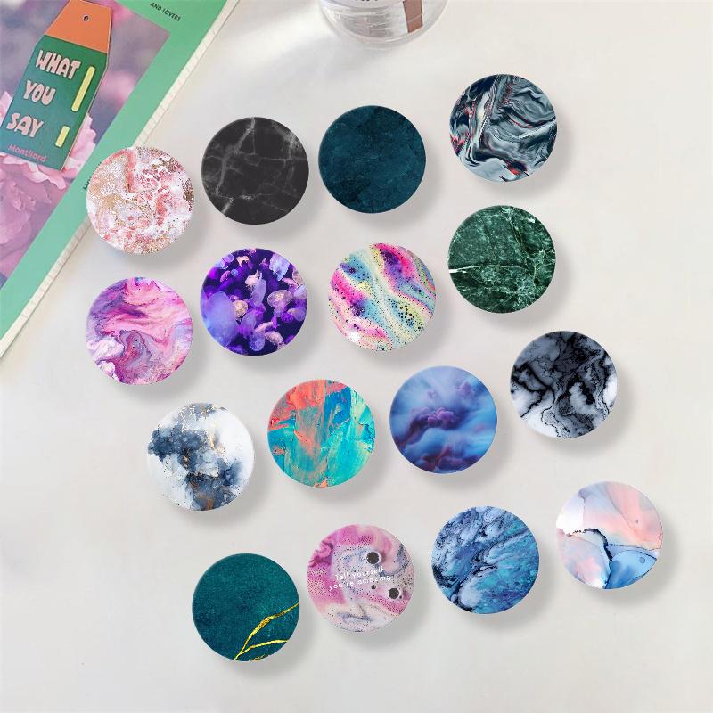 Artistic Quicksand Support Holders Supports For Mobile Tablets Retractable Finger Grip Holder