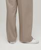 MUSINSA STANDARD WOMAN Women'S Heavyweight Fleece-Lined High-Waisted Wide Hidden Elastic Waist Slacks [Beige]