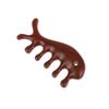Body Meridian Massage Comb Sandalwood Five Wide Tooth Comb Anti-Static Hair Comb