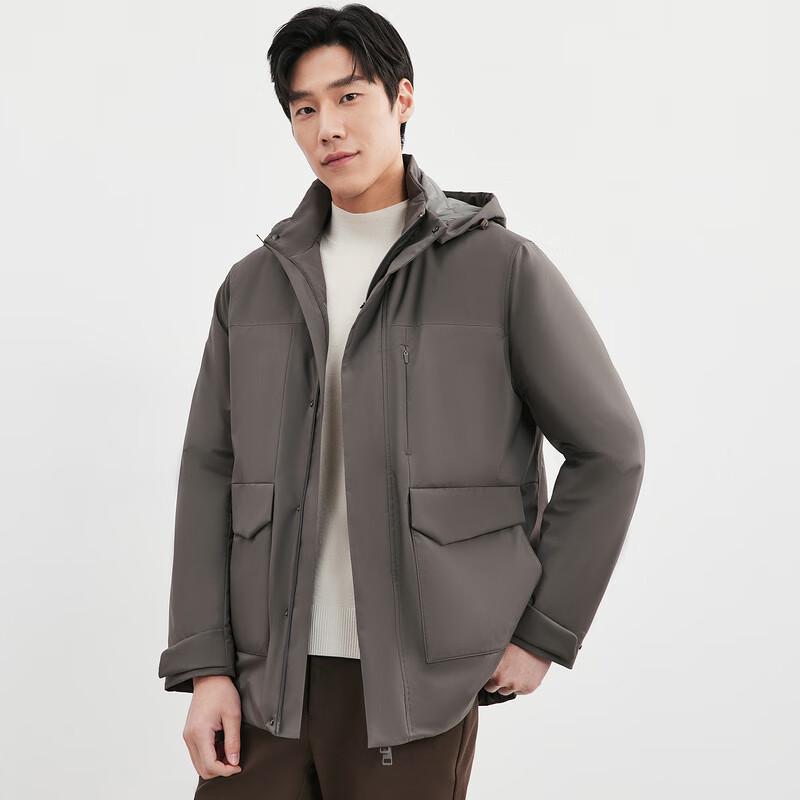 

SEPTWOLVES Men s Winter Windproof Hooded Padded Jacket 2XL 54A