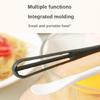 Multifunctional Hand Egg Beater Stirrer Baking Blenders Tool Double Head Whisk with Small Spoon Cream Stirring Stick
