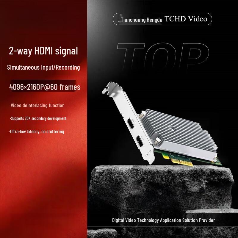 

TCHD TC-710N2 HDMI 4K Dual-Channel Video Capture Card