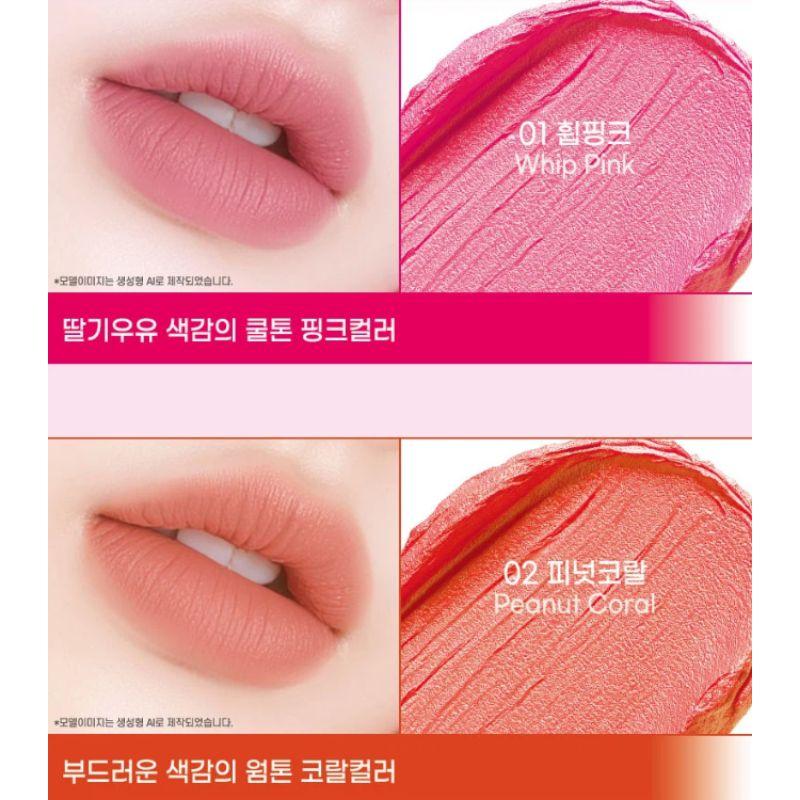 THE BOM Blur Tint 2.5g – Soft Matte & Blurring Lip Tint | 3 Shades