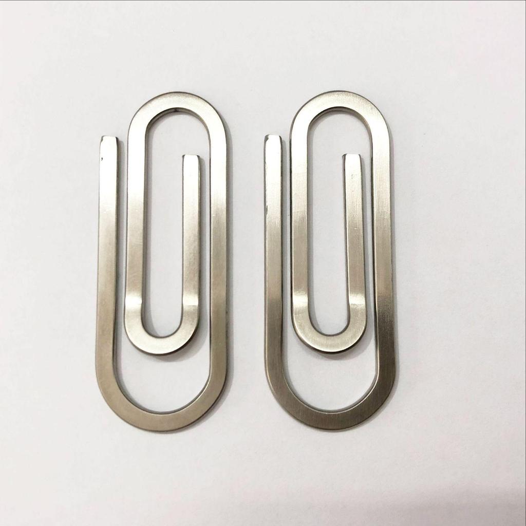 Metal Paperclip Card Holder & Bookmark Money Clip Gift