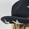Felt Hat Sparkling Star Decor Wide Brim Western Cowboy Kids Hat Lightweight Fabric Party Festival Outdoor Hair Accessory