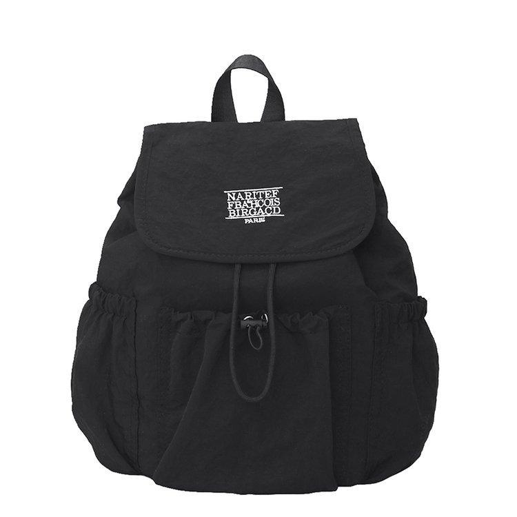 Schoolbag new Korean version drawstring computer bag nylon canvas bag large capacity backpack student class commuting schoolbag