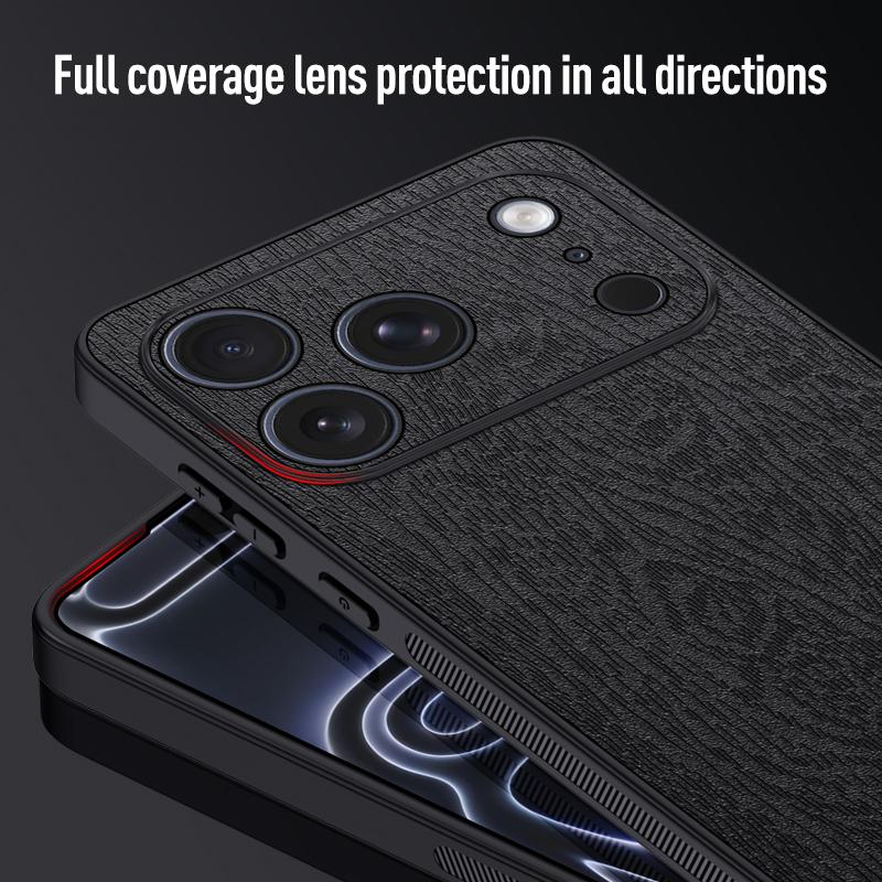 Luxury Tree Pattern Leather Skin Case For iPhone 17 Pro Max iPhone 16 15 14 13 Pro Max Hybrid TPU+PU Shockproof Matte Phone Cover Cases