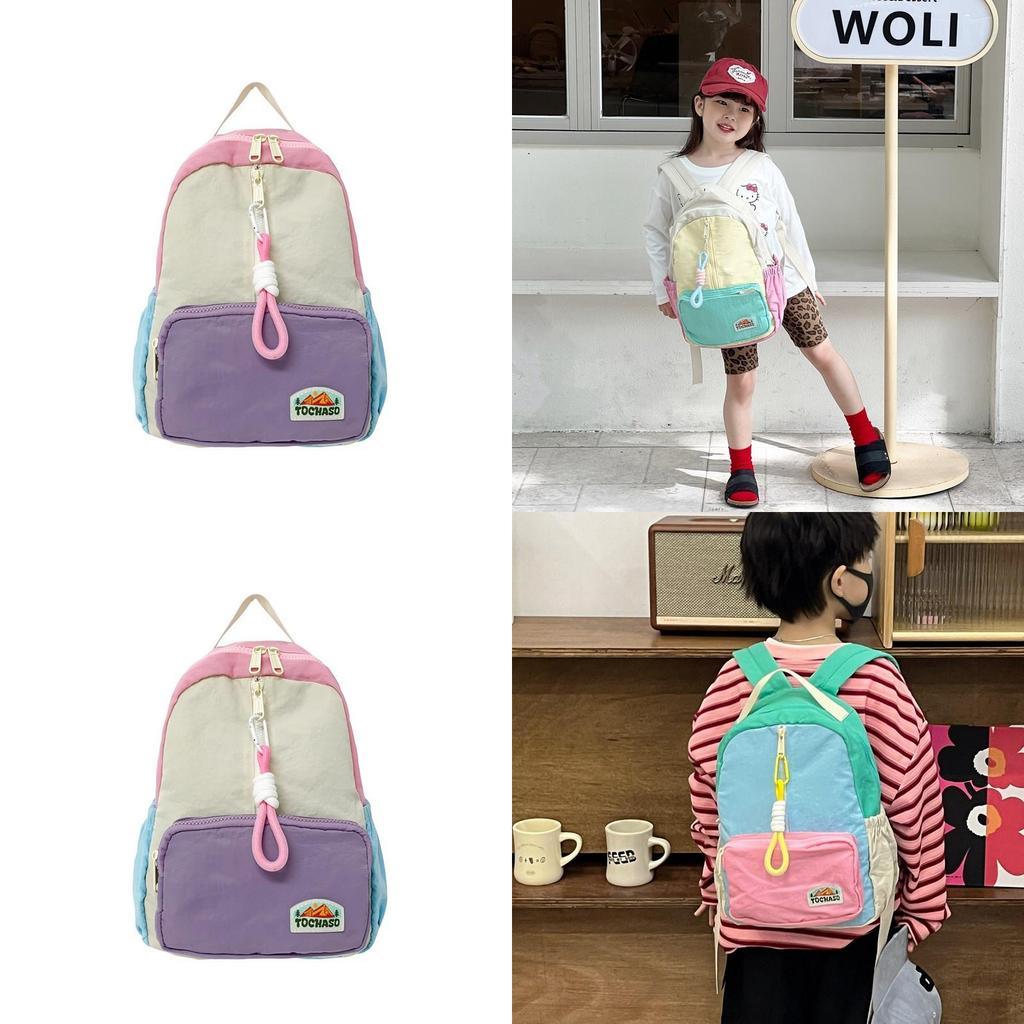 Modern Breathable Fabric Backpack For Toddlers With Spacious Storage And Style