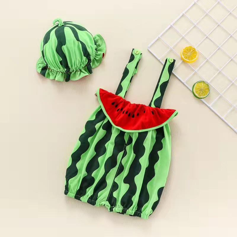 

Summer Sleeveless Romper Set for Boys and Girls: Cute Hooded Overalls 90 cm
