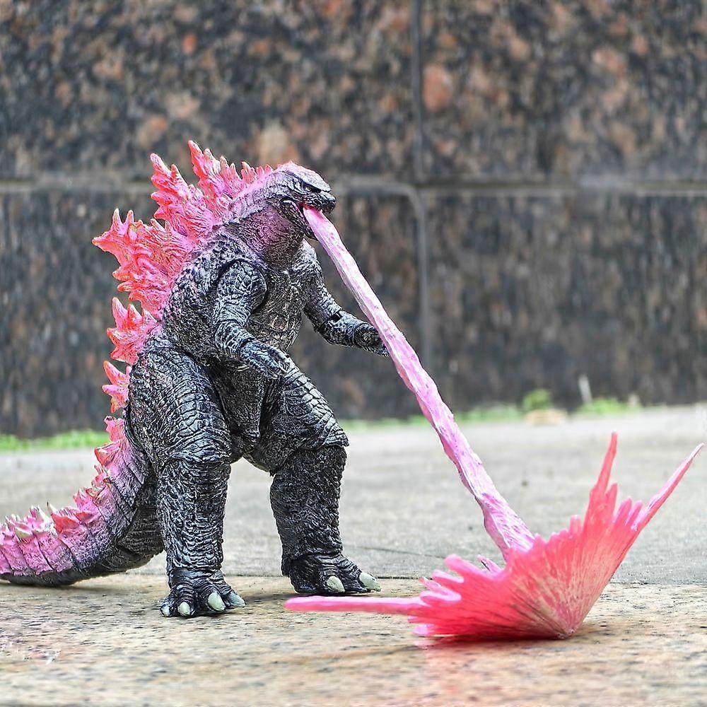 NECA 2024 Godzilla Vs Kong Burning Godzilla Model Toy 16CM Box Set