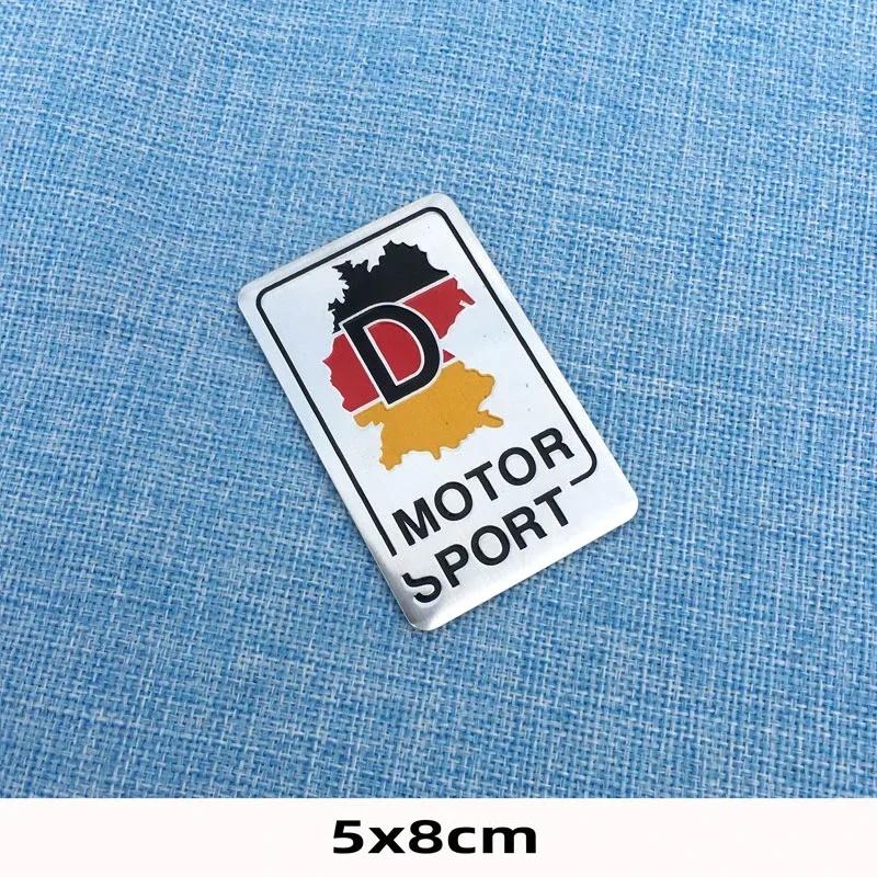 G23D Germany Aluminum Car Body Rear Trunk Tail Stickers Decal For qq1 Sline A1 A2 A3 A4 A4L P 8V 8L RS RS3 RS4 RS5 RS6 S1 S2 S3