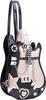 HIATUS Shoulder Harajuku Moe Black Gold Guitar-Shaped 2-Way Bag, Backpack, Lolita, Punk, Fashion, Cosplay, Anime, Merchandise, [Used]