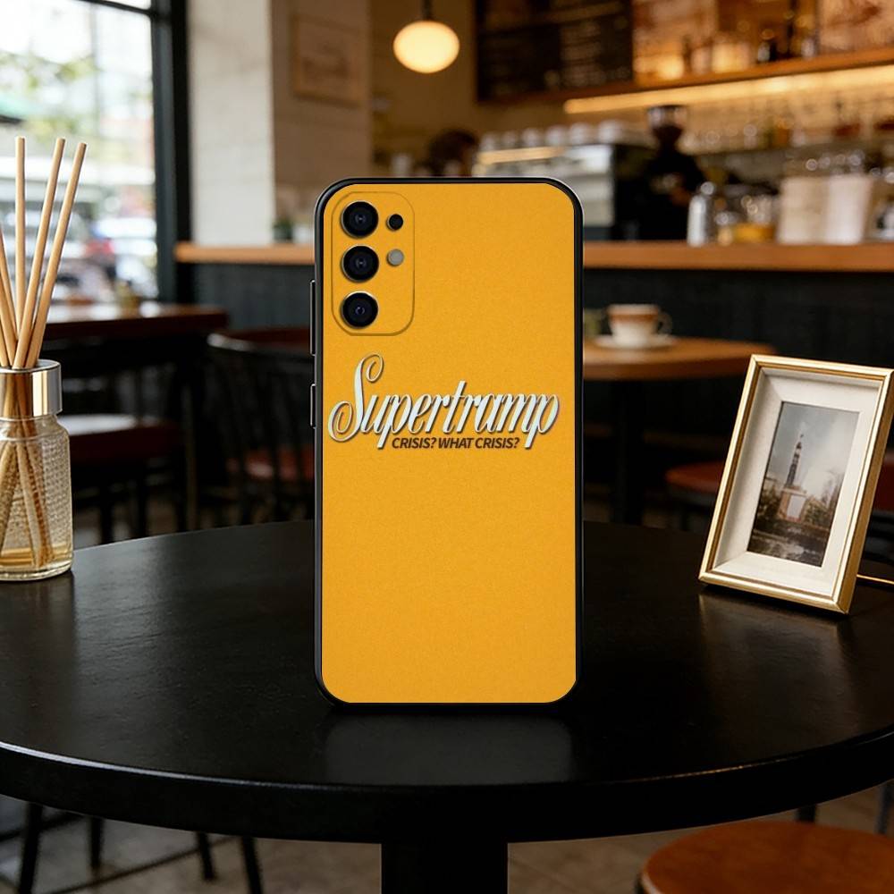 

Supertramp Breakfast in America Phone Case Black Silicone Soft For Samsung S25,S24,S21,S22,S23,S30,Ultra,S20,Plus,Fe,Lite Samsung S20lite5G