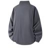 Men's Solid-color Casual Button-down Stand-up Collar Hoodie, Men's Loose Sporty Base Pullover Hoodie