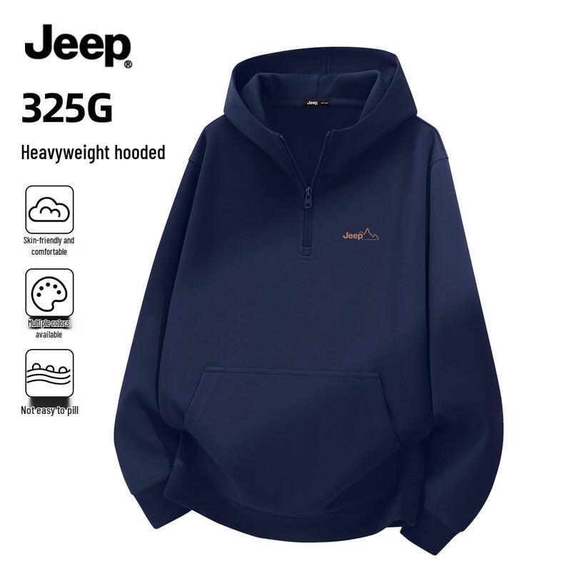 

JEEP Men s Loose Fit Hooded Sweatshirt 2XL