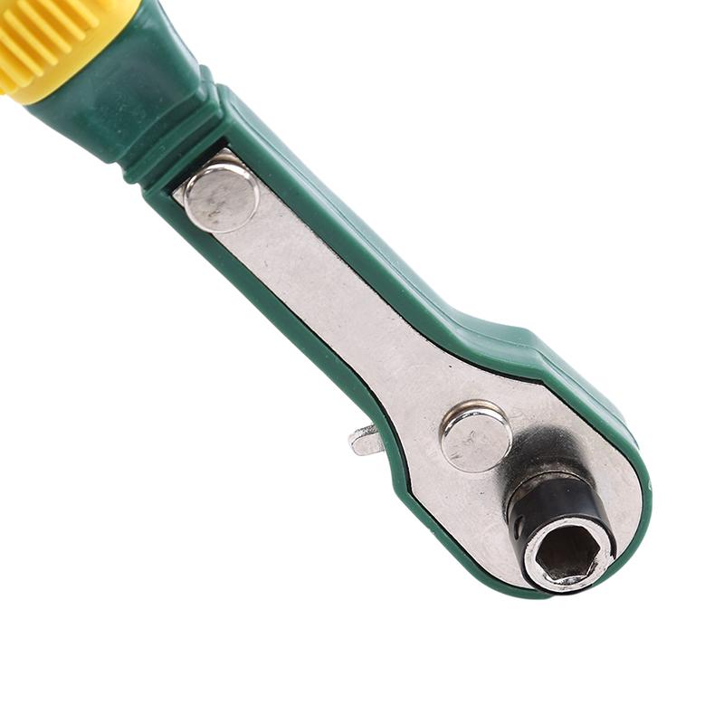 Mini Rapid Ratchet Socket Wrench 1/4 Head Screwdriver Quick Spanner Tool Mini Rapid Ratchet Socket Wrench 1/4 Head Screwdriver Quick Spanner Tool