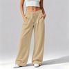 Women's Casual Loose Fit Wide Leg Pants with Pockets Comfortable Winter Long Trousers
