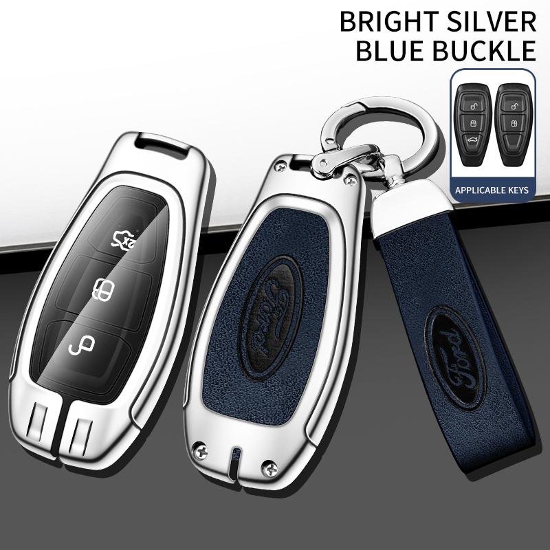 New Style Car Full Cover Smart Remote Key Case Shell For Ford Focus 3 4 ST Mondeo MK3 MK4 Fiesta Fusion Kuga 2013 2014 2015 2017