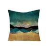Home Landscape Polyester Pillowcase Home Digital Printing Sofa Cushion Waist Pillowcase
