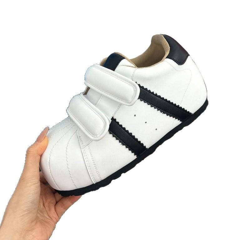 Velcro ugly cute shell head German training bread shoes 2025 new versatile inner height increase casual sports board shoes women's shoes