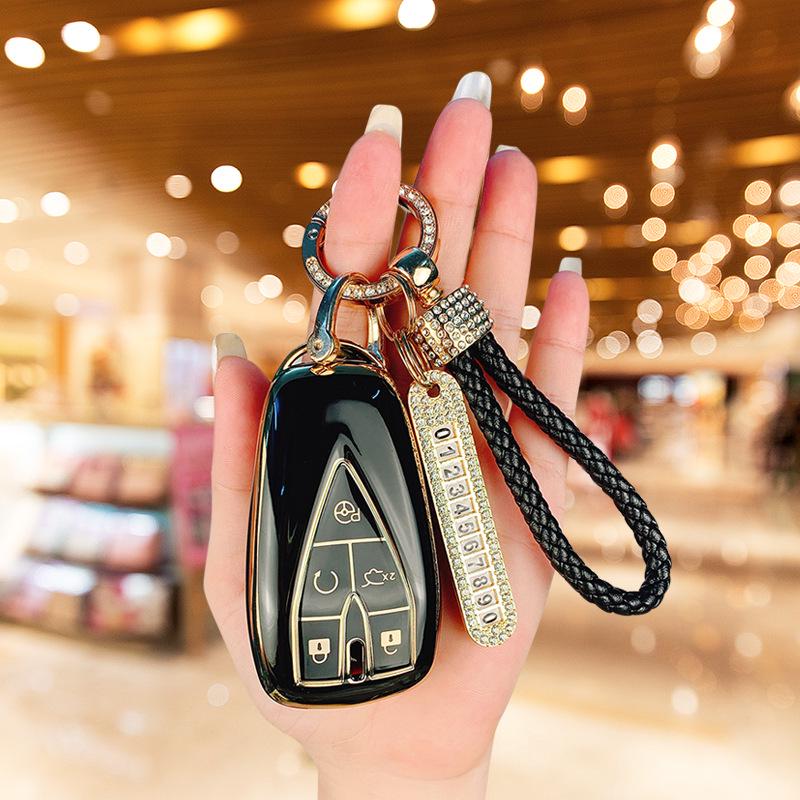 Changan Oushang Z6, X5PLUS/X7 Schlüssel- und Fernbedienungs-Etuis mit Schnallen für Herren und Damen