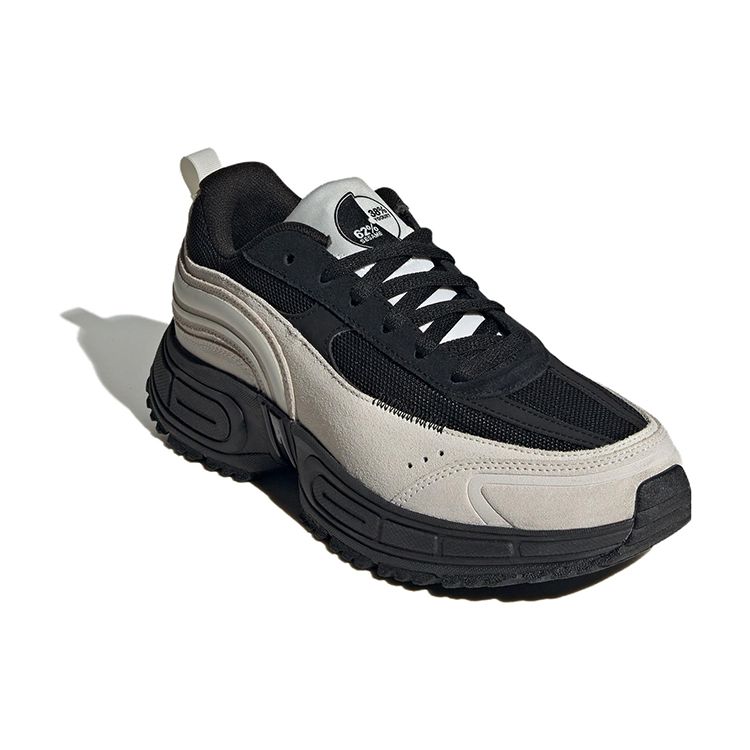 Adidas Neo Fantasy Flow Fabric Synthetic Leather Cow Split Leather Comfortable Versatile Low-Top Casual Shoes Women sneakers Black White IG4206