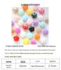 Colorful Electroplated Solid Color Plum Blossom Beads for DIY Bracelets and Phone Chains