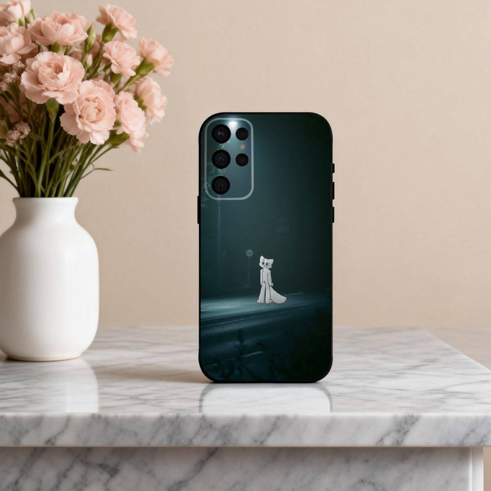 1PC C-Cute B-Boykisser -R Phone Case For Samsung S25,24,23,22,30,21,10,9,Ultra,Plus,Lite,FE,4,5 G Soft Black Case