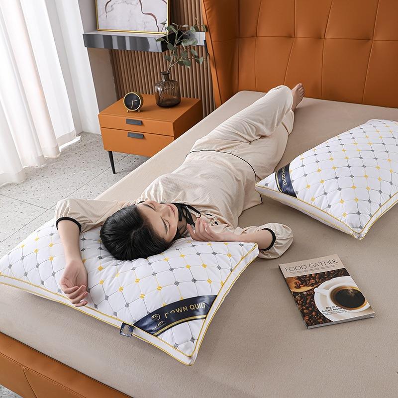 Luxurious High-Support Neck Protection Pillow for Adults
